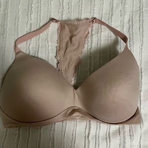 Barely worn wireless pink aerie racer back bra